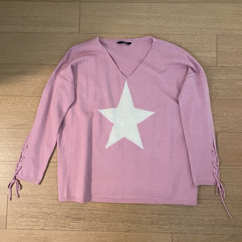 SJ Paris Pink Star Sweater